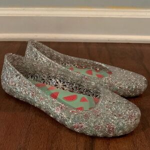Wonder Nation Clear Jelly Flats
